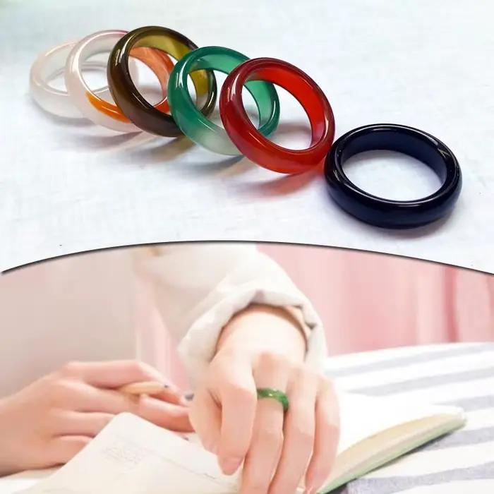 Bague en agate verte sculptée à la main pour femme bijou unique à offrir pour les occasions spéciales soirée élégante
