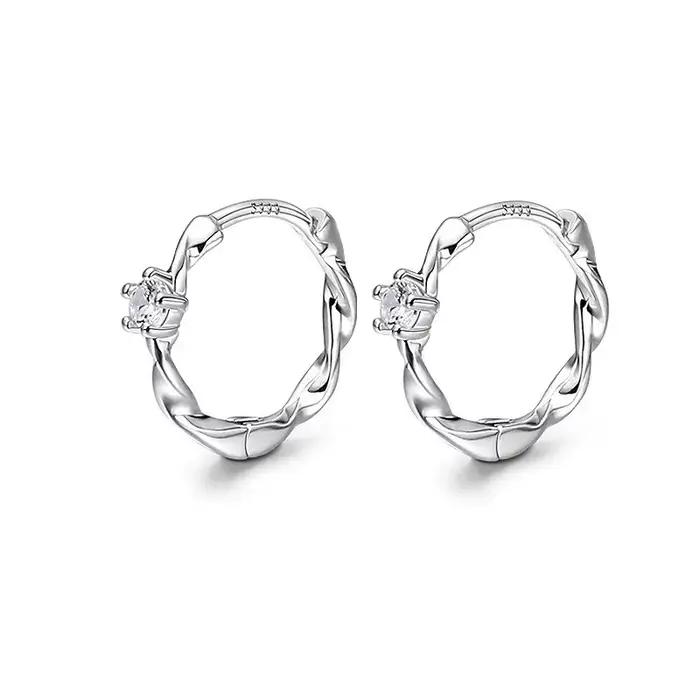 Boucles d'oreilles en argent Sterling 925 pour femmes, bijoux de créateur élégants et de luxe, vente