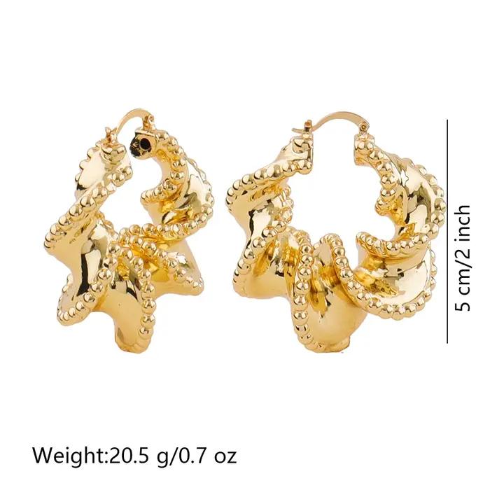 Ensemble de bijoux africains plaqués or 18 carats pour femmes