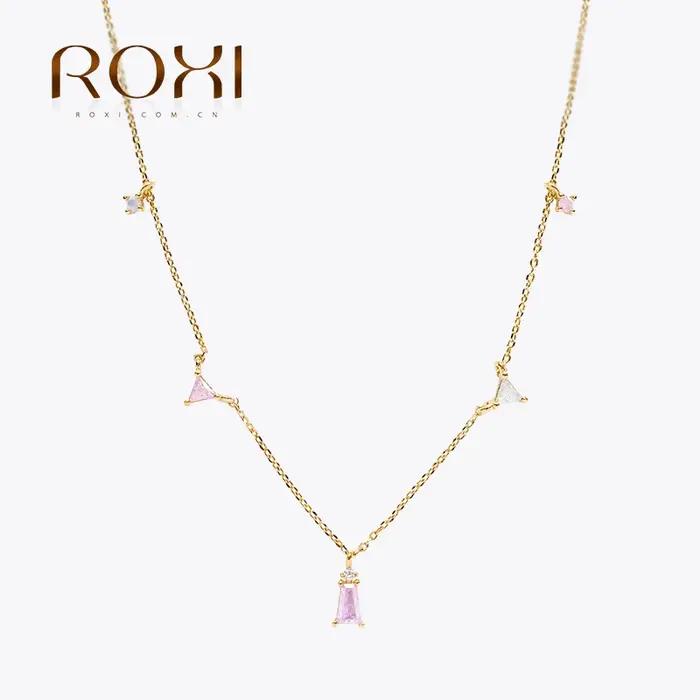 ROXI – collier en diamant violet en argent Sterling 925