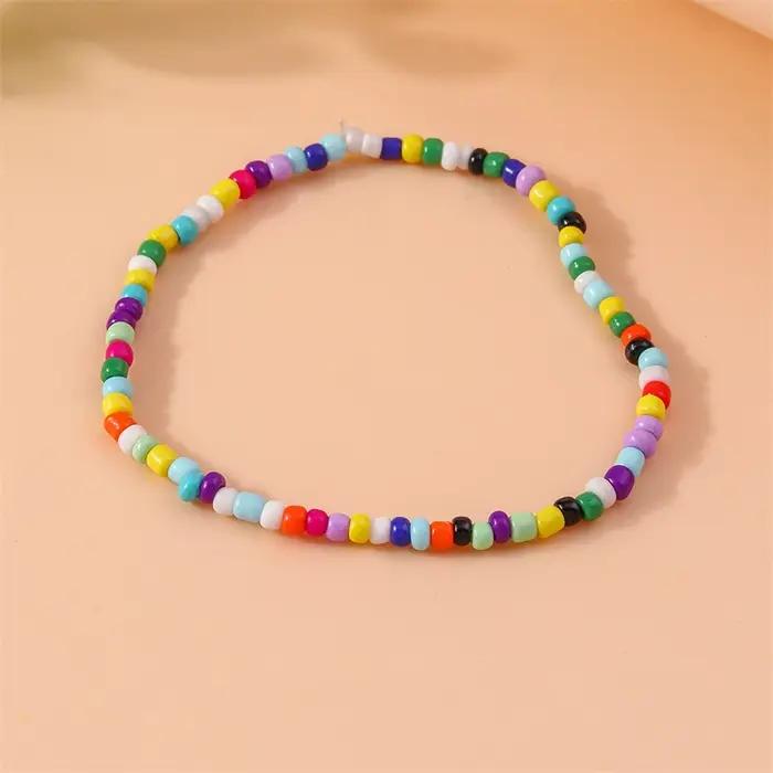 Bracelet bohème fait main coloré avec perles pour femmes et filles
