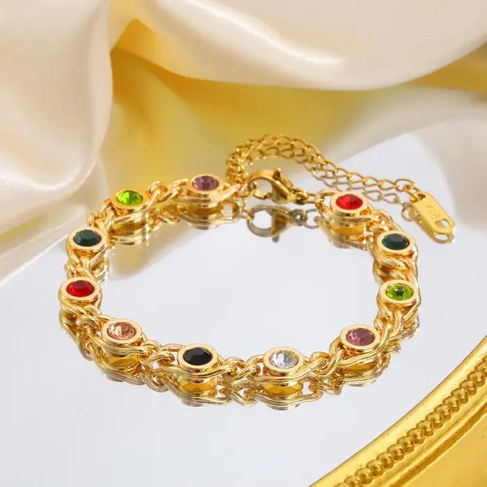 Vnox – Bracelets à bijoux colorés pour femmes