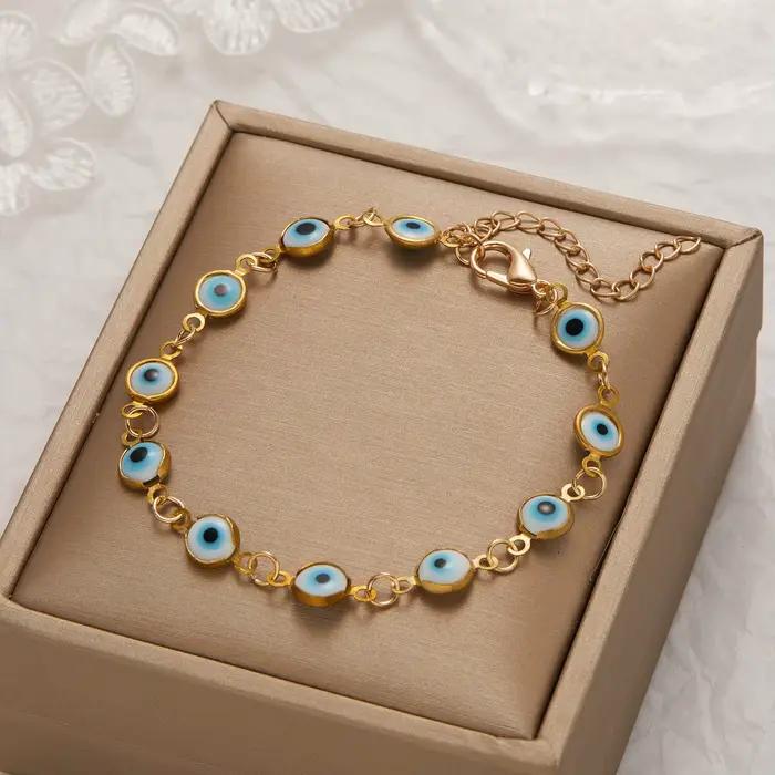 Bracelet porte-bonheur turquie mauvais œil pour femmes et hommes