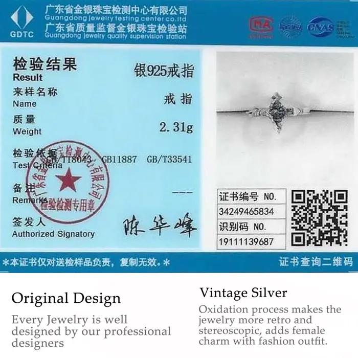Eudora – bague réglable en argent Sterling 925