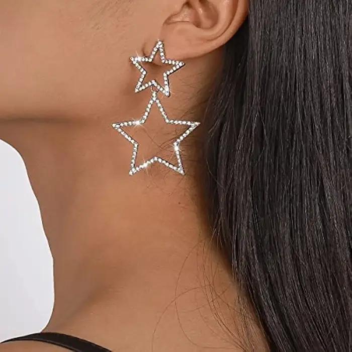 Boucles d'oreilles étoile pour femmes