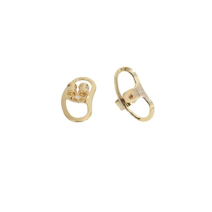 Bouchons de sécurité pour boucles d'oreilles en métal blanc ou noir pour la fabrication de bijoux et les projets DIY occasions spéciales