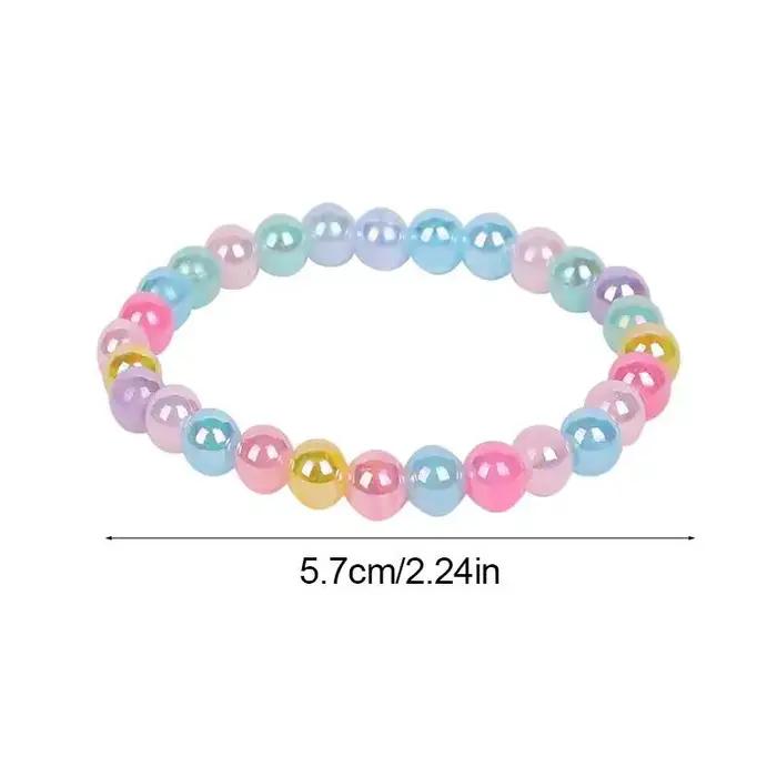 10/20/30 pièces Bracelet de perles colorées enfants filles cadeaux de fête d'anniversaire Goodie Pinata remplissage