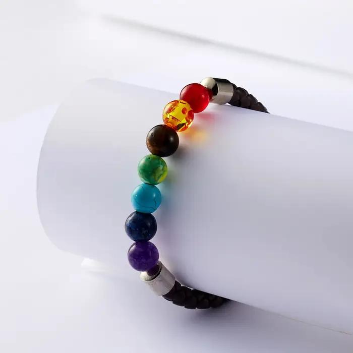 Bracelets en Pierre des 7 Chakras pour Homme et Femme