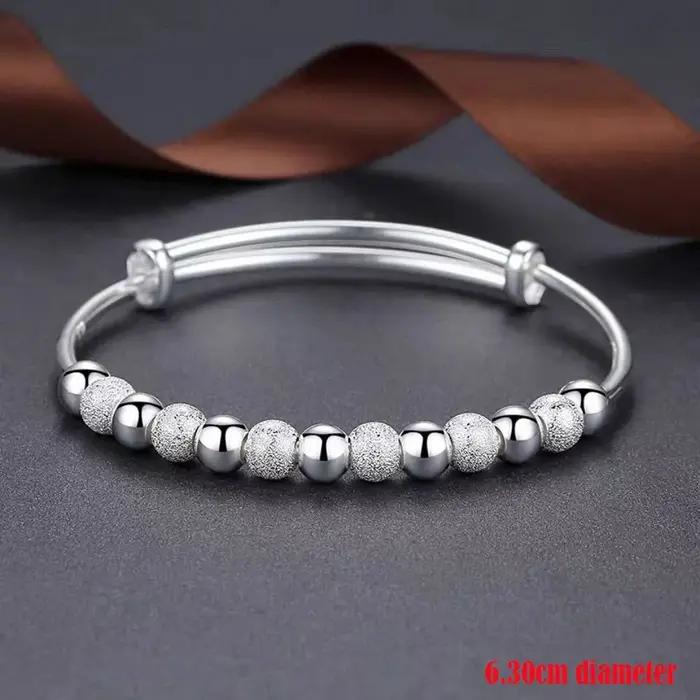 Bracelets à breloques en argent 925 réglables pour femmes