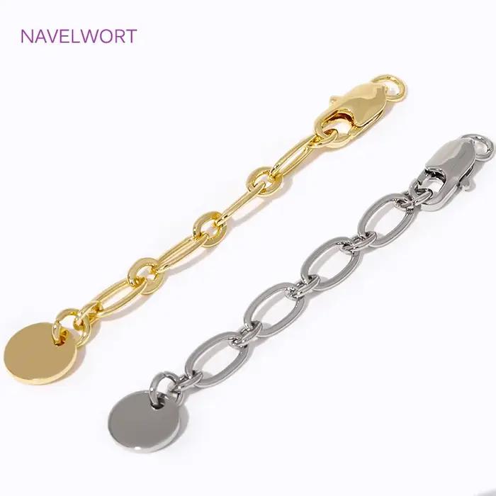 Chaîne d'extension ronde plaquée or 18 carats pour bijoux créatifs haute qualité occasions spéciales artisanat bijoux fantaisie fantaisistes fantaisie bijoux fantaisistes fantaisie bijoux fantaisistes fantaisie bijoux fantaisistes fantaisie bijoux fantaisistes fantaisie bijoux fantaisistes fantaisie