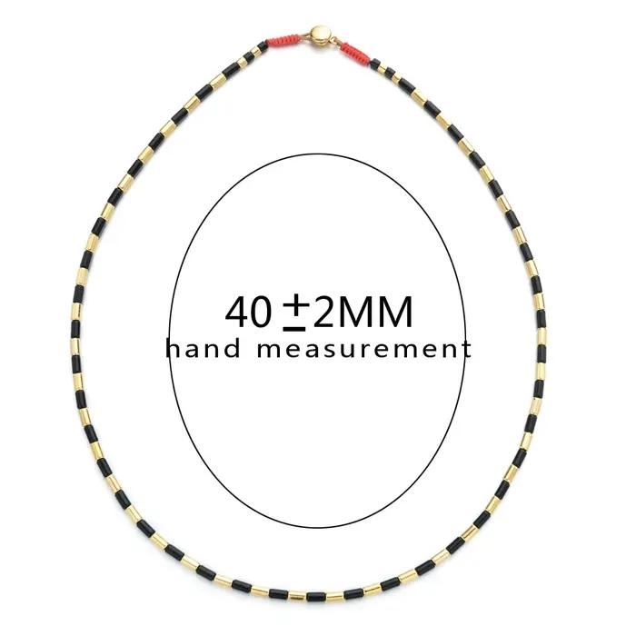 Collier de perles arc-en-ciel pour femme