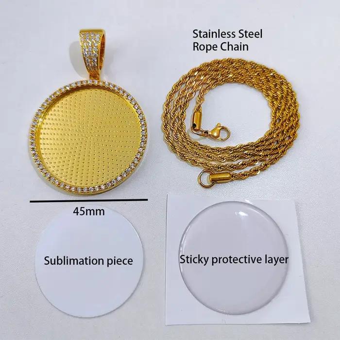 Collier photo personnalisé pour hommes et femmes