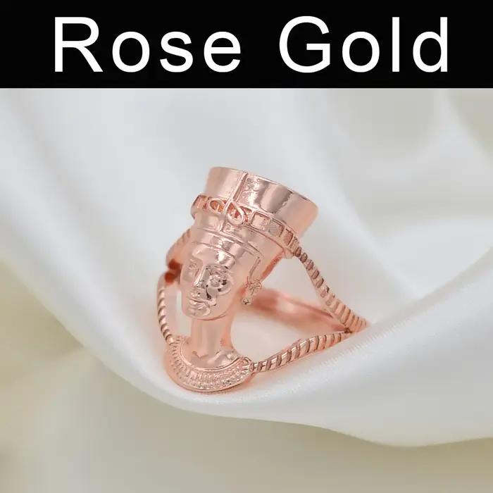 Bague Anniyo Reine Égyptienne Néfertiti pour Femme
