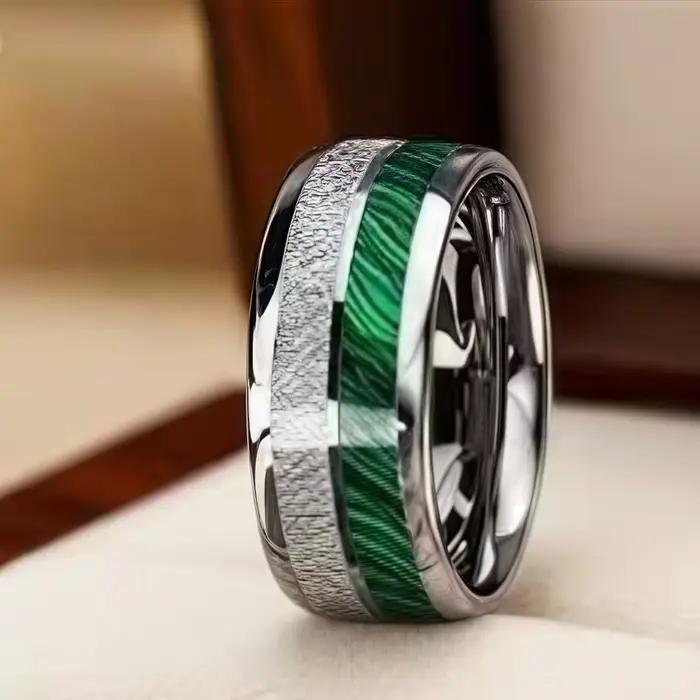 Bague de cocktail en acier inoxydable unisexe avec motifs irréguliers, pour femmes et hommes, idéale pour les occasions quotidiennes et spéciales