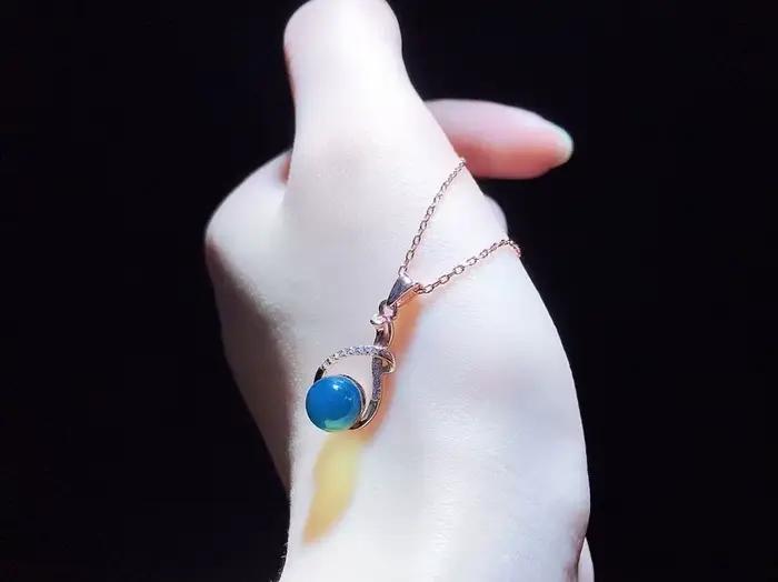Bijoux en ambre bleu mexicain naturel certifié multi-design