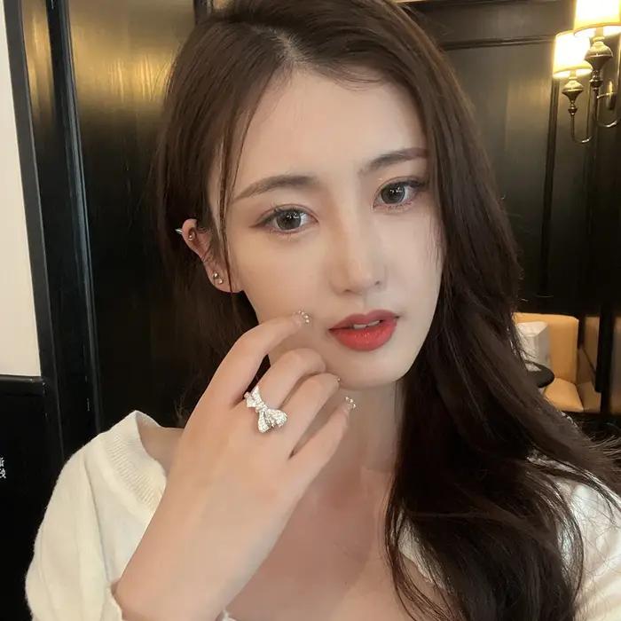 Bague en argent pur pour femme