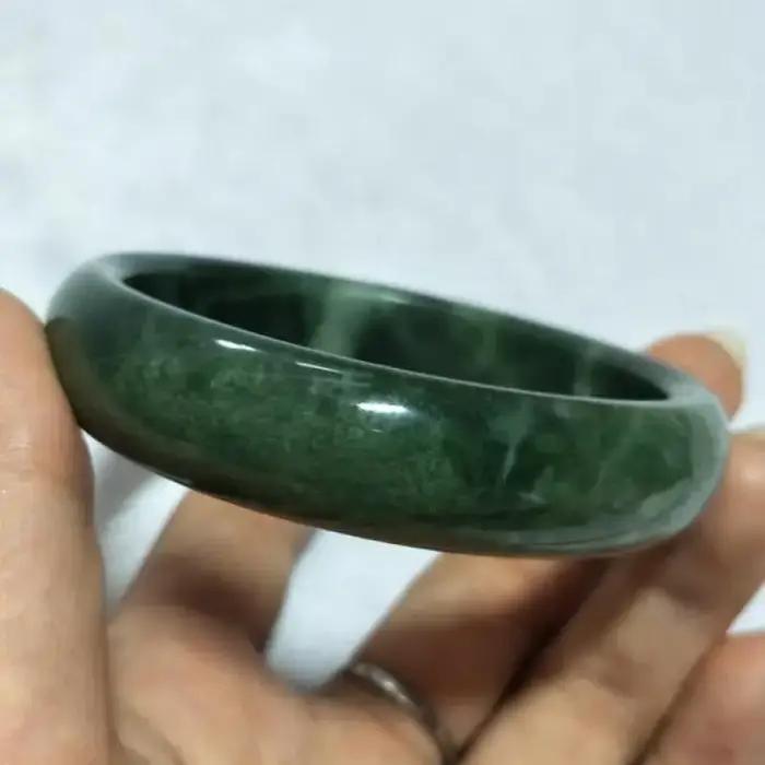 Bracelet en jadéite véritable du Myanmar pour femme