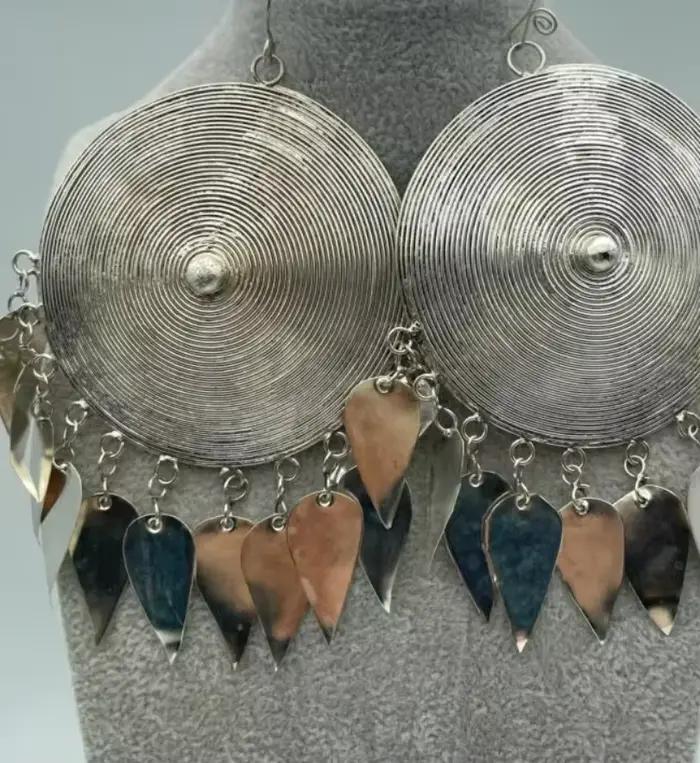 Miao – boucles d'oreilles individuelles en argent