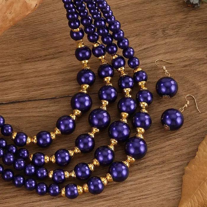 Ensemble de bijoux de mariée au nouveau design