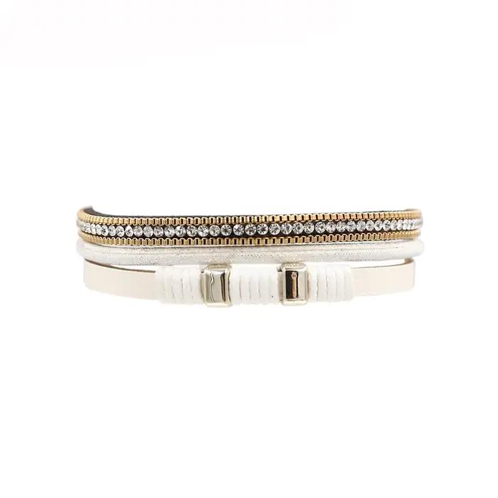 STRATHSPEY – bracelet en cuir strass pour femme