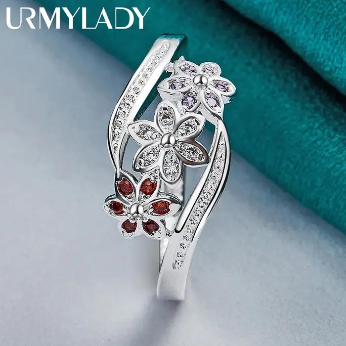 URMYLADY – bague en argent Sterling 925 pour femmes