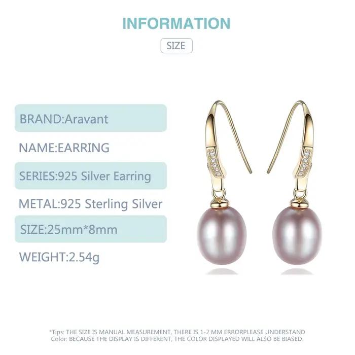 Boucles d'oreilles sulfen argent 925 et or 18K modernes pour femmes occasions spéciales mariage anniversaire fiançailles cadeau de Noël