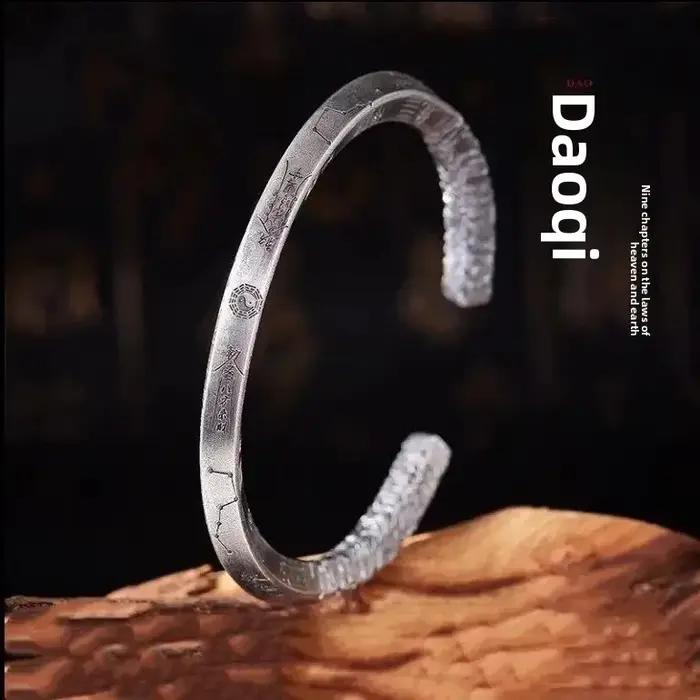 Lei Zu Tabu Tao Qi Big Dipper Edict Tai Chi huit diagrammes bénédiction diamant Bracelet Style chinois Vintage