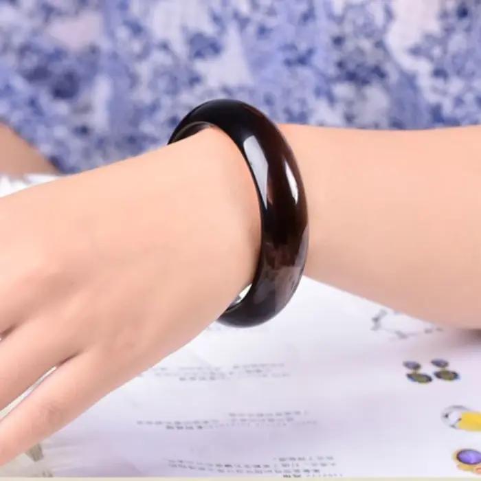 Bracelet en obsidienne