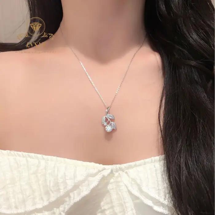 Collier Tulipe en Argent Sterling S925 pour Femme