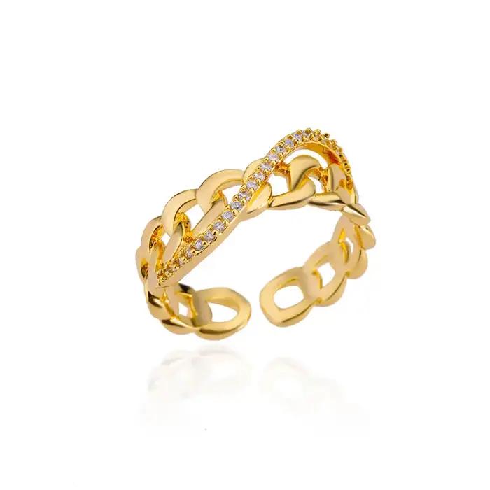 Bagues croisées en perles Vintage pour femmes et hommes