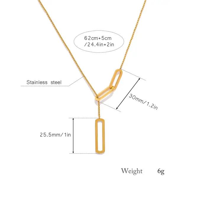 Collier long pour femme