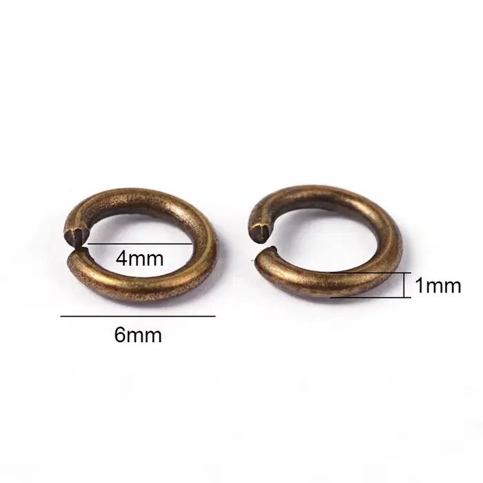 NBEADS-Bagues Diabétique Ouvertes en Laiton Non Soudé, Bronze Antique, Bijoux, Fournitures de Direction, 10g