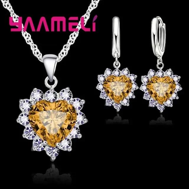 Ensemble de bijoux en argent regardé Chim925 pour femme