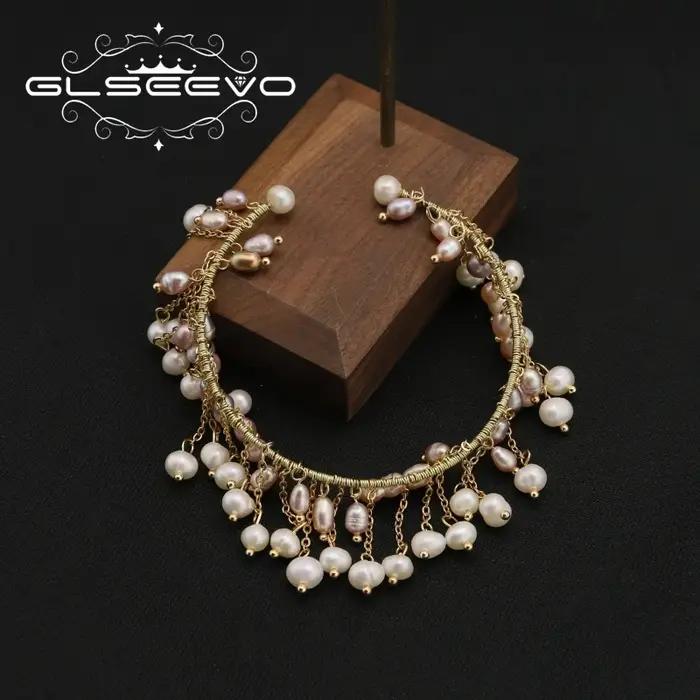Bracelet pompon en perles de Tahiti