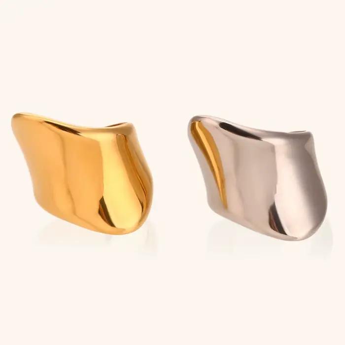 La. Muses – bague minimaliste en acier inoxydable pour femmes