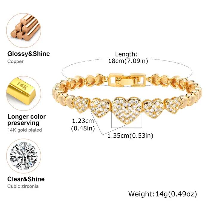 Bracelet à maillons torsadés pour femmes