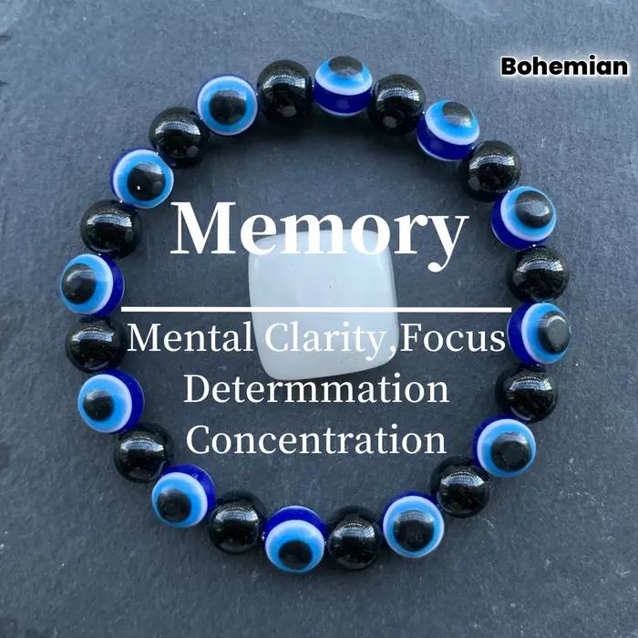 Bracelet extensible protection mauvais œil bleu obsidienne unisexe pour femmes hommes occasions spéciales quotidienne cadeau attentionné