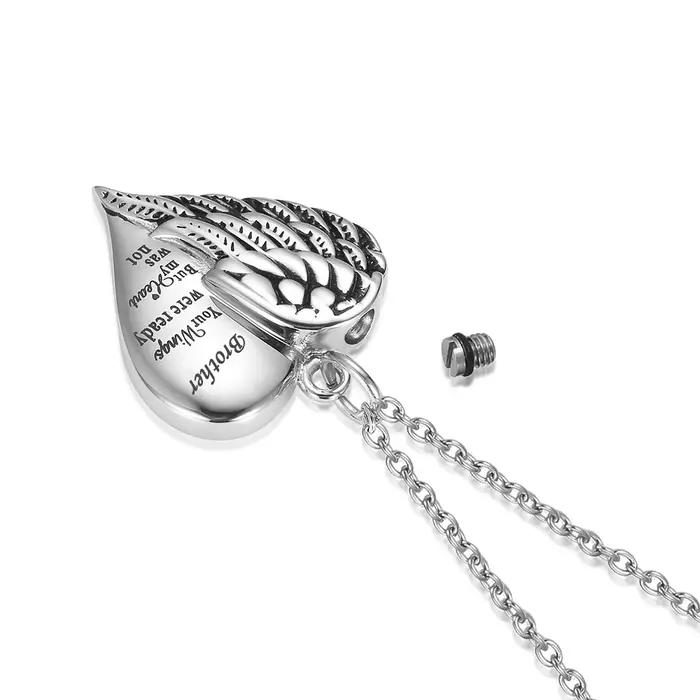 Collier d'urne de crémation pour les cendres humaines