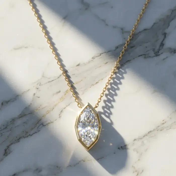WUIHA – collier avec pendentif en argent Sterling 925