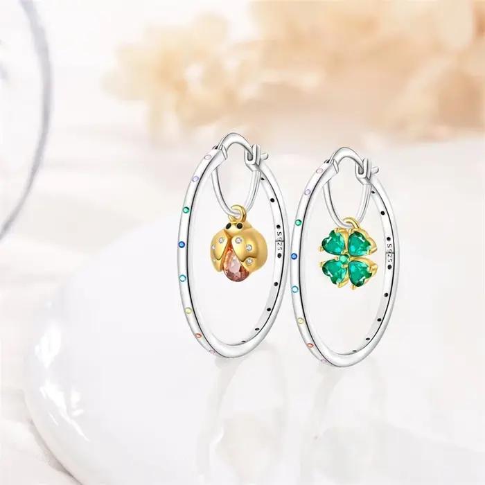 Nouvelles boucles d'oreilles pour femmes en argent sterling 925