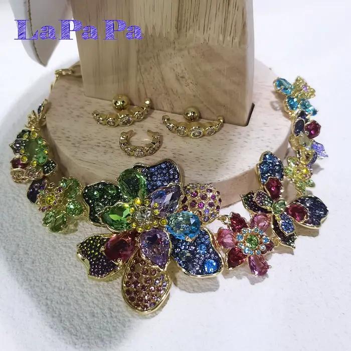 Collier de haute bijoux Original en cristal éblouissant