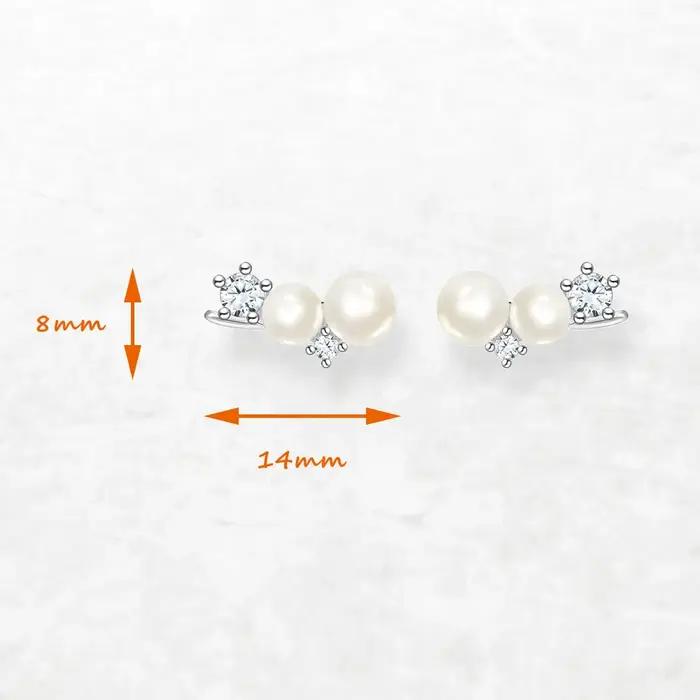 Eau grimpeur neige perle Zircon Style européen Glam bijoux fins pour les femmes hiver cadeau romantique en argent Sterling 925 Super offres