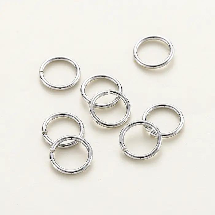 Anneaux de saut en laiton plaqués or 14K/18K pour bijoutiers amateurs et professionnels, accessoires en gros pour bracelets et colliers, idéal pour offrir à des occasions spéciales