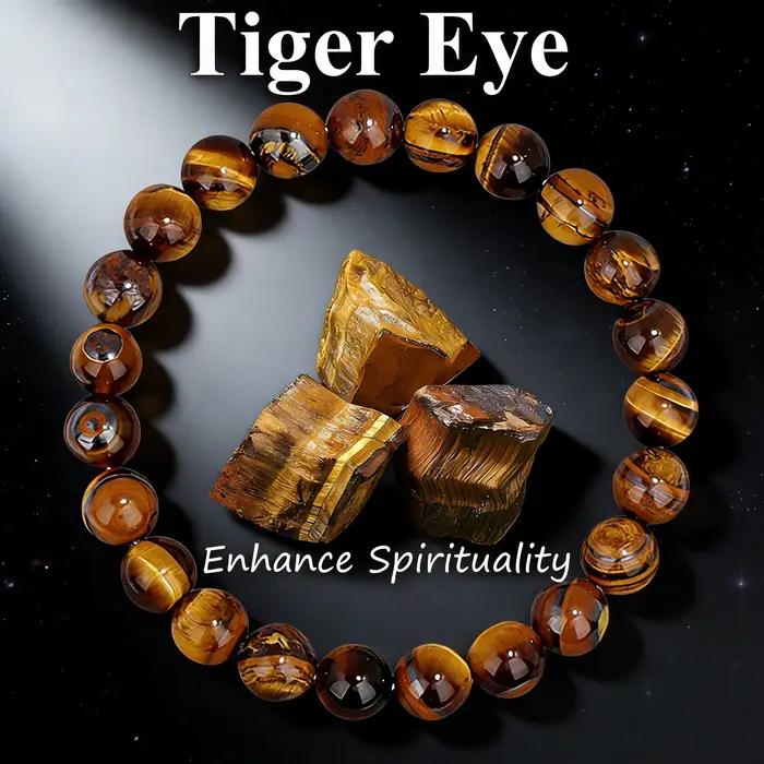 Bracelet en pierre de pyrite naturelle 6 8 10 mm amulette de protection et de prospérité bijou perlé pour homme femme occasions spéciales cadeau