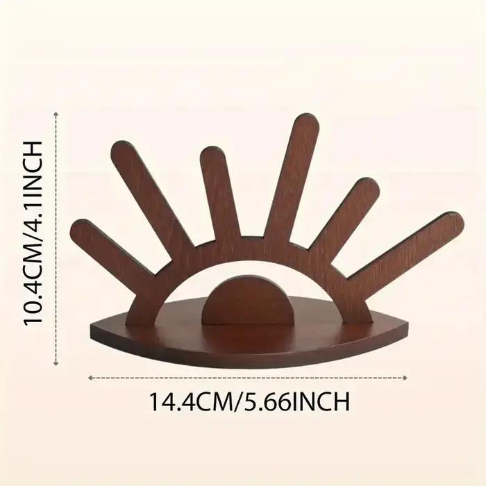 Support de présentation de bijoux en bois de qualité supérieure, créatif, fait main, pour bagues, co