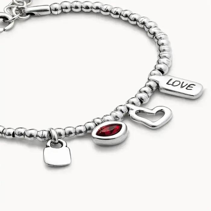Bracelet en œil de cheval rouge naturel et modernes pour femmes occasions spéciales cadeau d'anniv_style_plante_nature_feminin_sophistication