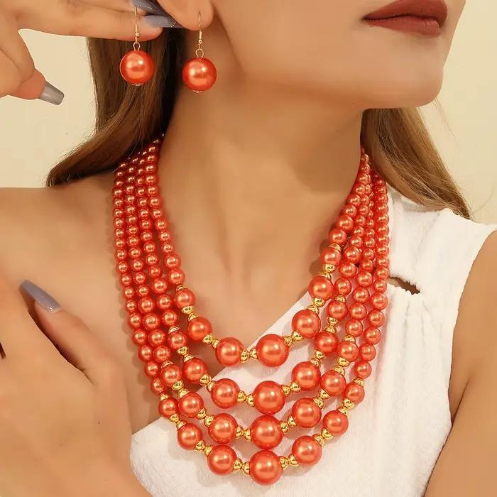 Ensemble de bijoux de mariée au nouveau design