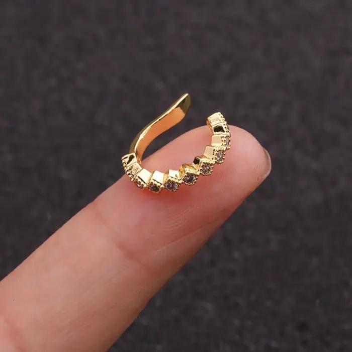 Helix Ear Fake Piercing Boucles d'oreilles pour femme