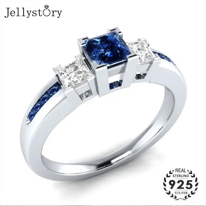 Jellystory-Bague Classique en Argent 925 pour Femme