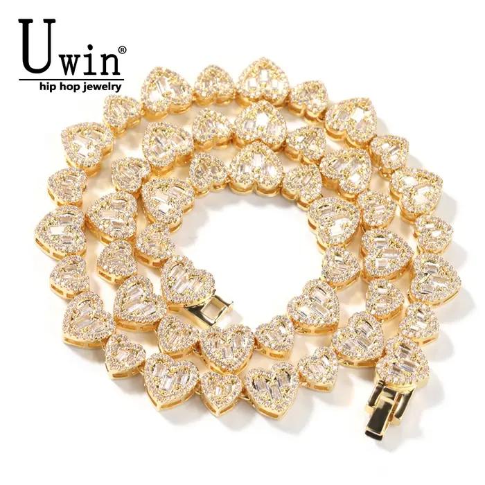 Collier en Forme de Cœur de 10mm avec Incrustation de CZ